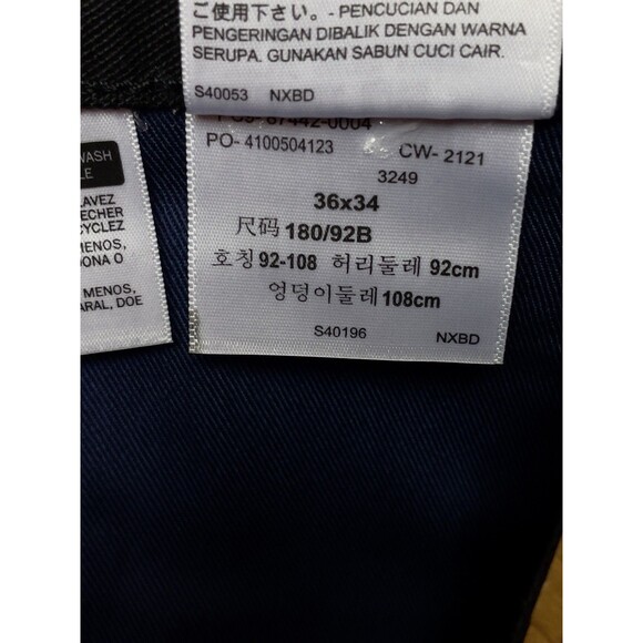 Levi’s The Workwear Fit Certified Strong Men’s W36 L34 Black Heavy Duty Jeans - Picture 12 of 15